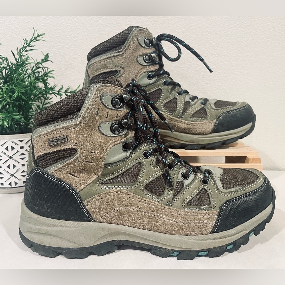 Denali “Utah” Waterproof Suede & Leather Mid-Top Hiking Boots | GUC